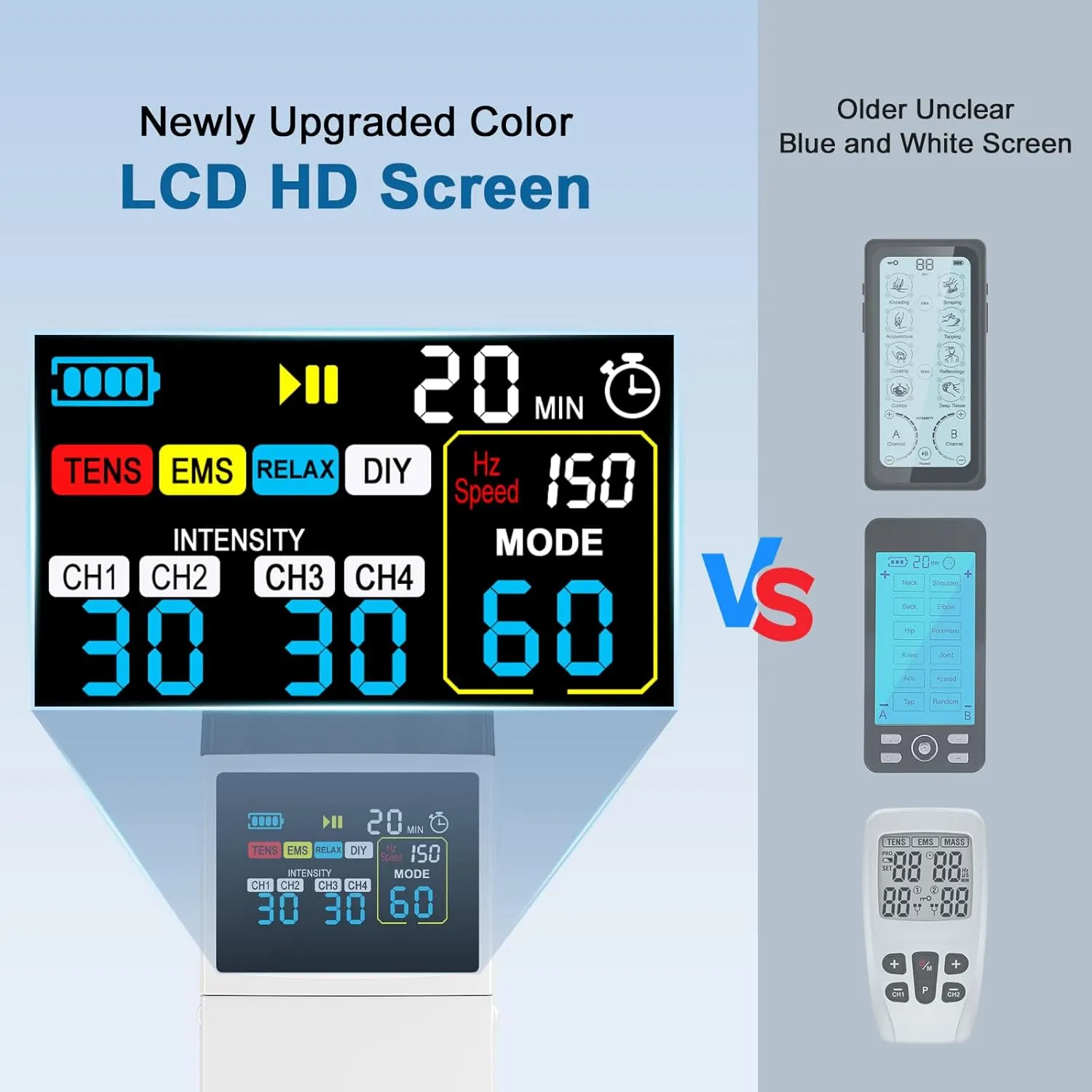 Baoliter TENS EMS unit kit shown before checking current Amazon price and delivery